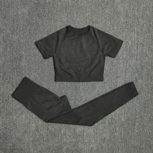 Ensemble legging et crop top fitness femme sport yoga - GUAPPAA
