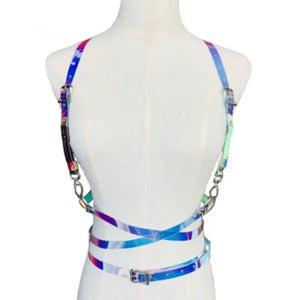 Harnais femme ceinture de taille et bretelles sexy noir BDSM bondage soumise - GUAPPAA