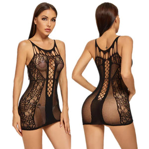 Micro robe sexy en résille transparente Junta - GUAPPAA