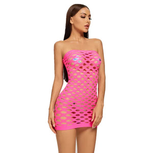 Micro robe sexy en résille transparente Junta - GUAPPAA