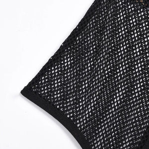 Lingerie sexy femme ensemble 4 pièces transparent Notre-Dame - GUAPPAA