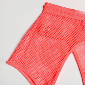 Lingerie sexy femme ensemble 4 pièces transparent Notre-Dame - GUAPPAA