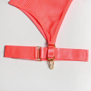 Lingerie sexy femme ensemble 4 pièces transparent Notre-Dame - GUAPPAA