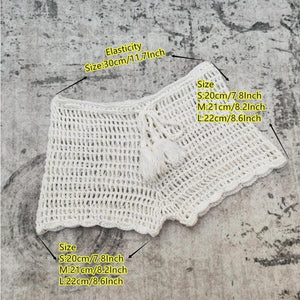 Short de plage crochet tricoté transparent sexy Cello - GUAPPAA