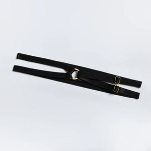 Body string transparent et jarretières doubles sexy lingerie raffinée Structure - GUAPPAA