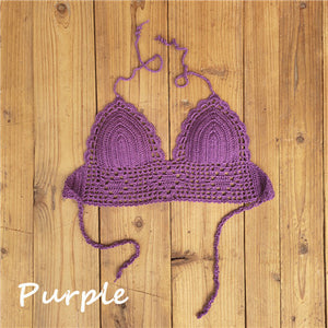 Crop-top de bikini crochet Dominique - GUAPPAA