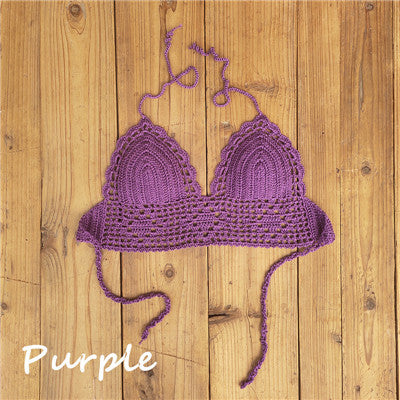 Crop-top de bikini crochet Dominique - GUAPPAA