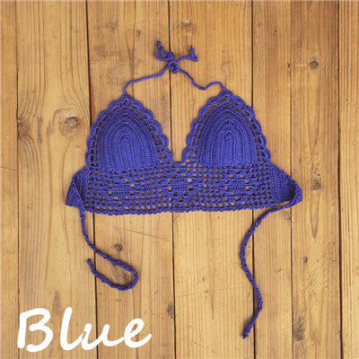 Crop-top de bikini crochet Dominique - GUAPPAA