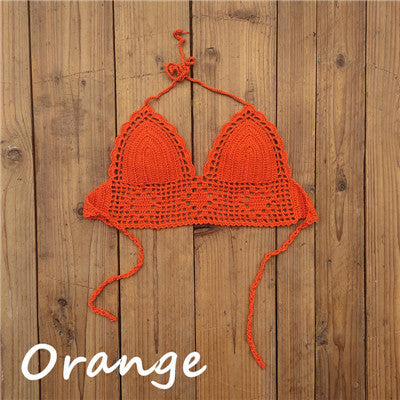 Crop-top de bikini crochet Dominique - GUAPPAA