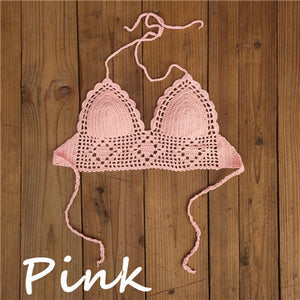 Crop-top de bikini crochet Dominique - GUAPPAA