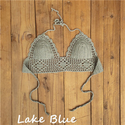 Crop-top de bikini crochet Dominique - GUAPPAA