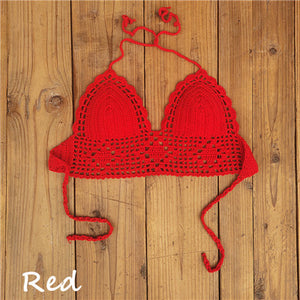 Crop-top de bikini crochet Dominique - GUAPPAA