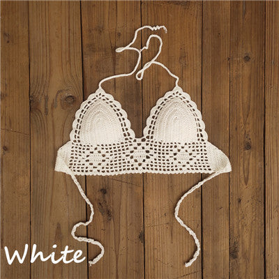 Crop-top de bikini crochet Dominique - GUAPPAA