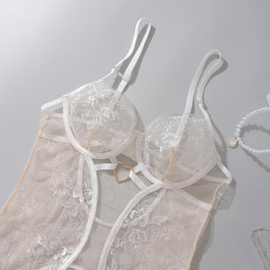 Ensemble de Lingerie de luxe en dentelle et transparence Millénial - GUAPPAA