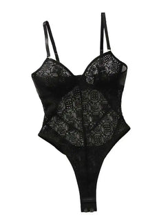 Body string noir dentelle dos nu L'Envoûtante