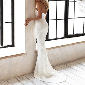 Robe longue brillante bandeau Sirène - GUAPPAA