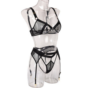 Lingerie sexy ensemble trois pièces Le Rapprochement - GUAPPAA