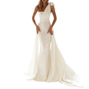 Robe longue brillante bandeau Sirène - GUAPPAA