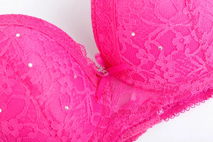 Ensemble lingerie dentelle deux pièces string et soutien-gorge Mirage - GUAPPAA