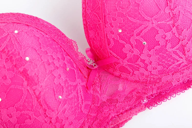 Ensemble lingerie dentelle deux pièces string et soutien-gorge Mirage - GUAPPAA