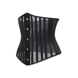 Corset burlesque transparent noir pour femme Burlington - GUAPPAA