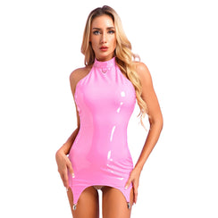 Robe lingerie vinyle La Magnétique – Wetlook PVC