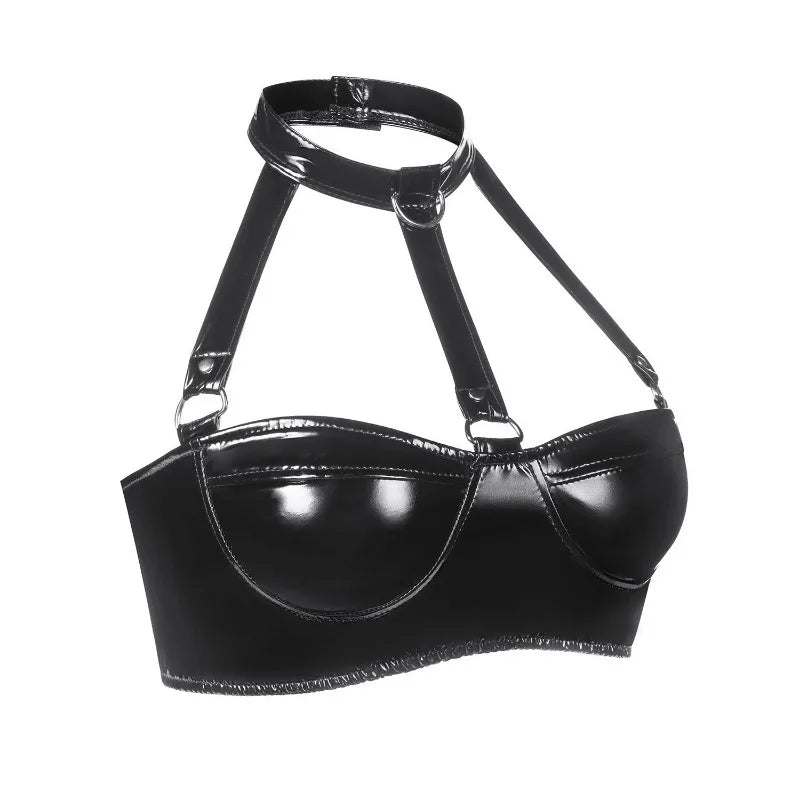 L’Éclat Verni, soutien-gorge femme effet verni en coloris rose