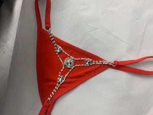 Micro string ficelle à strass sexy femme Locace - GUAPPAA