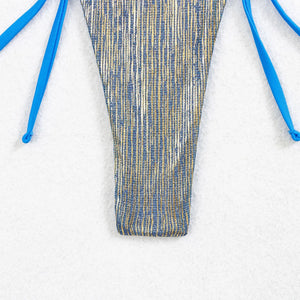 Bikini string ficelle sexy brillant push-up Molina - GUAPPAA