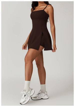 Robe short de tennis et de ville sport chic femme élégante Terre Battue - GUAPPAA
