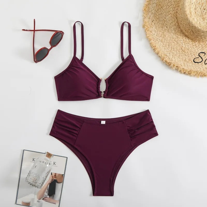 L’Épure Chromatique, présentation des coloris du bikini triangle deux pièces