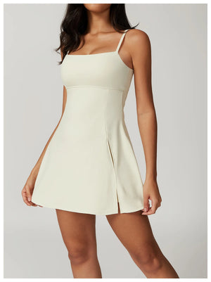 Robe short de tennis et de ville sport chic femme élégante Terre Battue - GUAPPAA