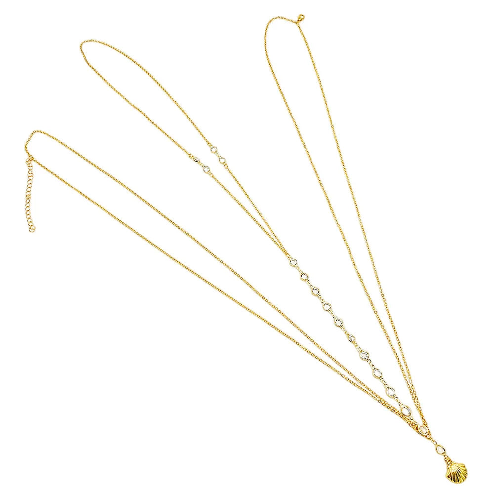 Chaîne de poitrine à strass glamour Délice - GUAPPAA