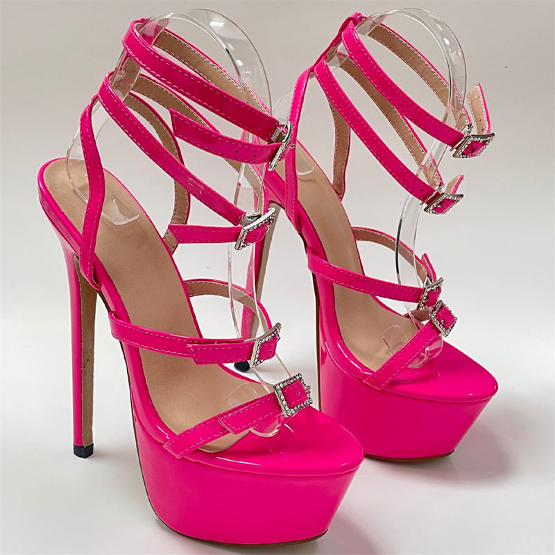 Sandales à talons hauts plateforme 15cm Sommum - GUAPPAA