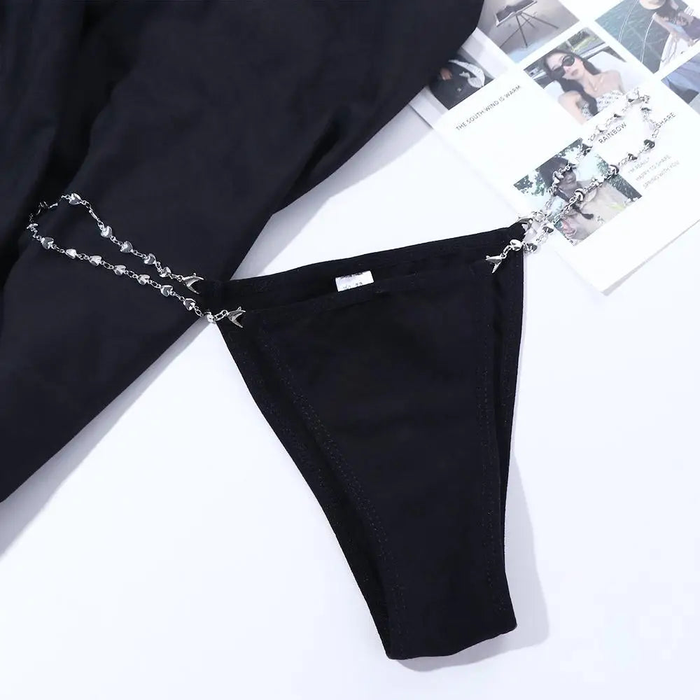 string taille basse à chaînes Dita - GUAPPAA