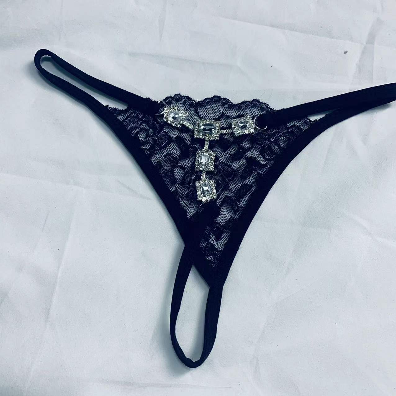 Micro string ficelle à strass sexy femme Locace - GUAPPAA