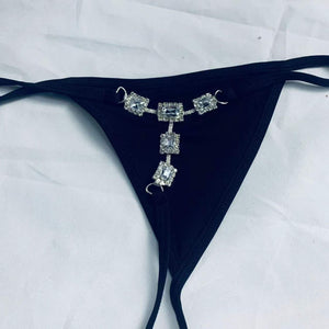 Micro string ficelle à strass sexy femme Locace - GUAPPAA