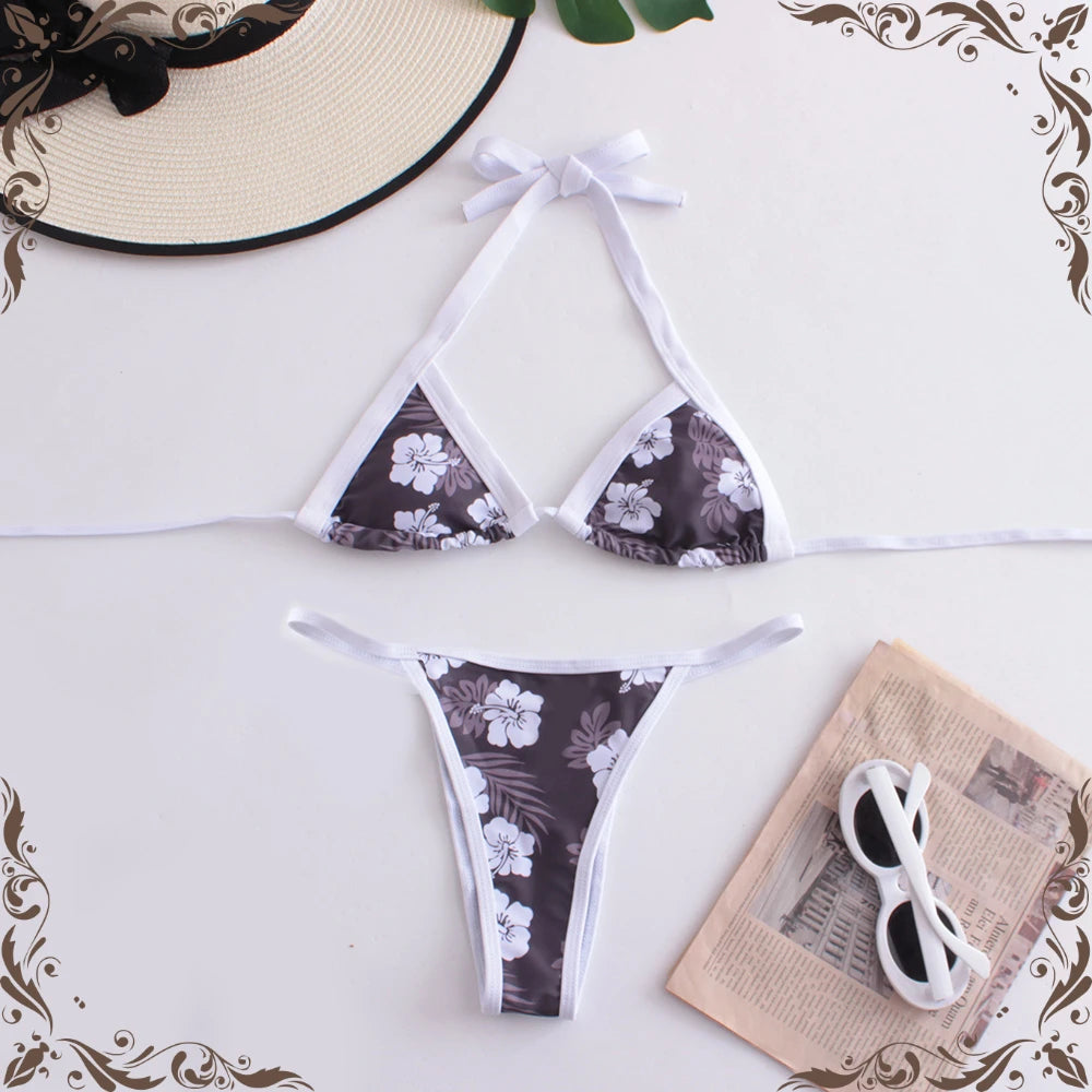 Mini bikini string triangle ficelle sexy Mafate - GUAPPAA