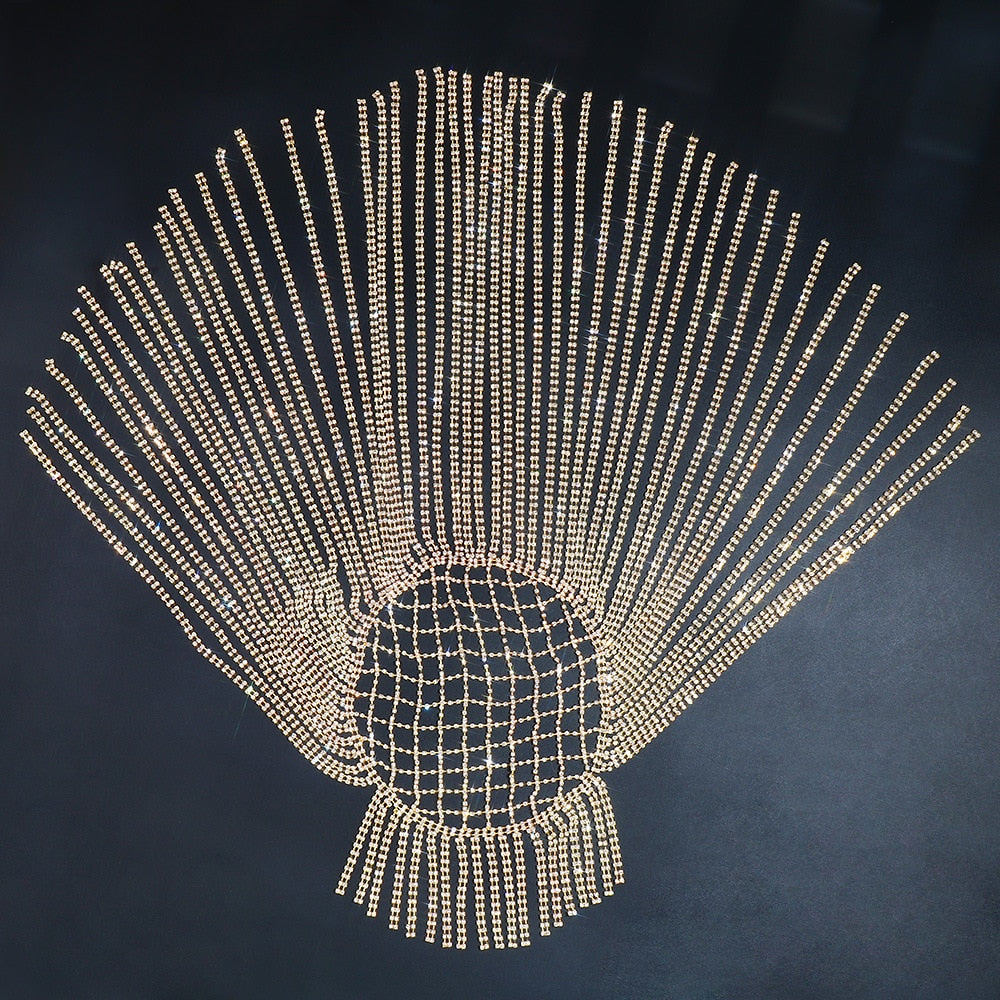 Perruque à strass bijoux Scintillante - GUAPPAA