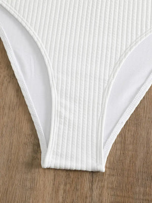 Maillot de bain blanc deux pièces push-up femme Notonne - GUAPPAA