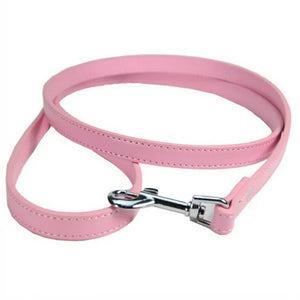 Sexy Leather Traction Lead Leash Rope Collars Strap Chains Choker Men Women Cosplay Props Bundle Belt Hauling Cable - GUAPPAA