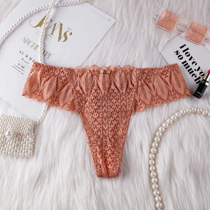 String dentelle taille basse femme à laçage au dos Tumulte - GUAPPAA