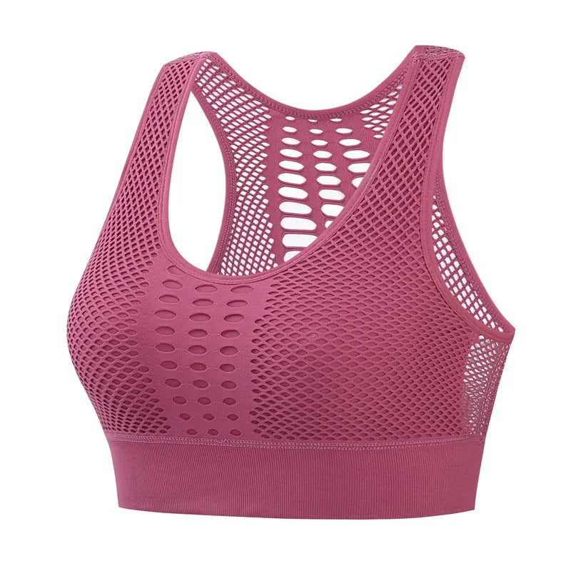 Haut crop-top de sport dos aéré pour femme Extrême - GUAPPAA