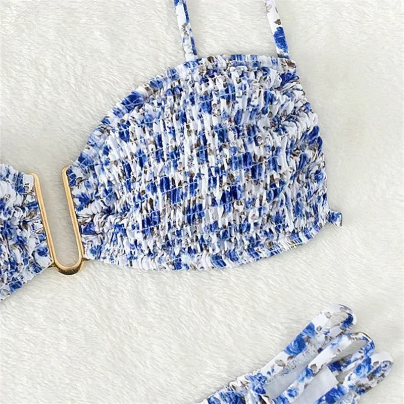Maillot de bain échancré deux pièces push-up Soledad - GUAPPAA