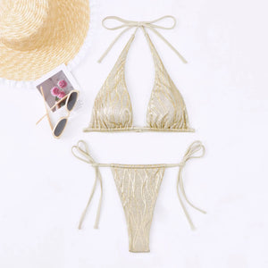 Bikini string ficelle sexy brillant push-up Molina - GUAPPAA