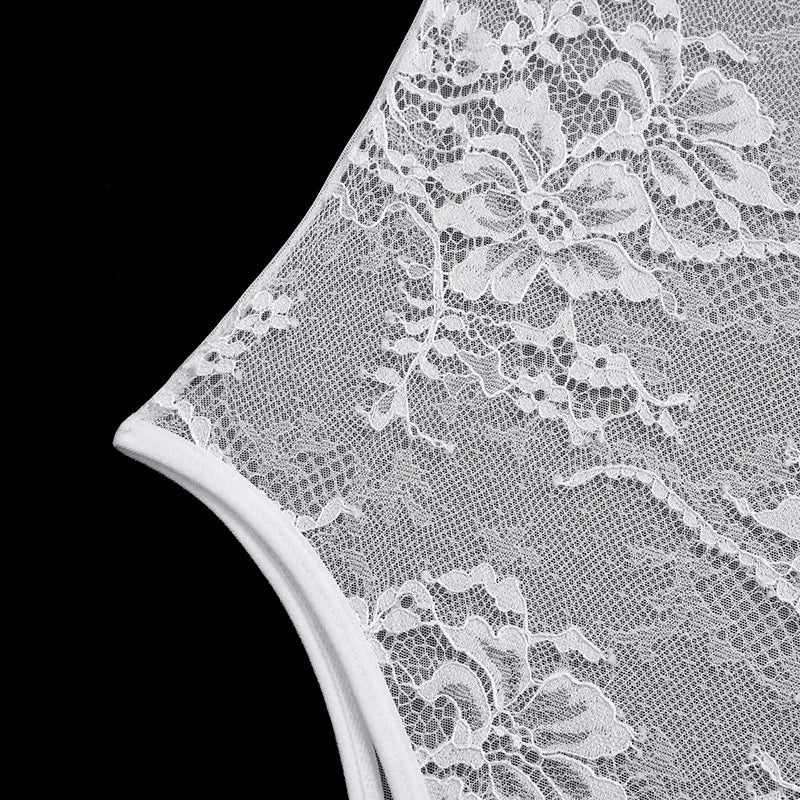 Body en dentelle transparente sexy Nelias - GUAPPAA