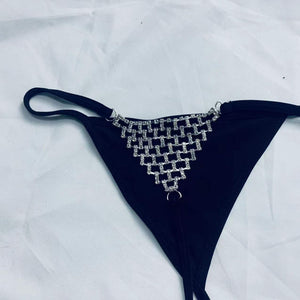 Micro string ficelle à strass sexy femme Locace - GUAPPAA