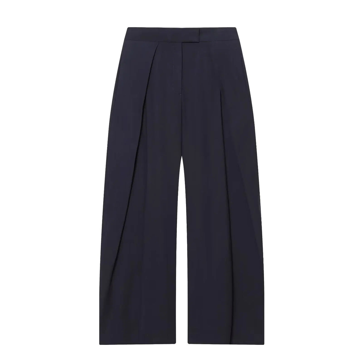 Pantalon large plissé La Ligne Ample, vue portée de la silhouette fluide