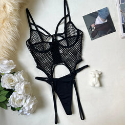 Body sexy string en résille Privation - GUAPPAA