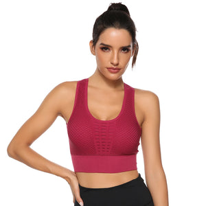Haut crop-top de sport dos aéré pour femme Extrême - GUAPPAA